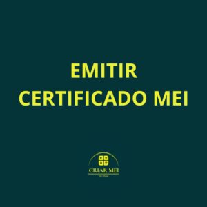EMITIR CERTIFICADO MEI
